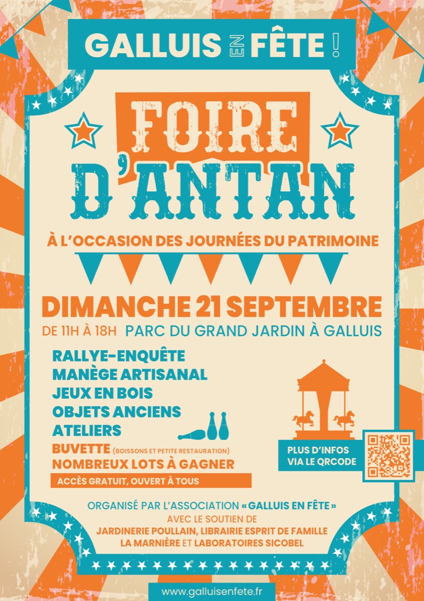 Affiche Foire d'Antan