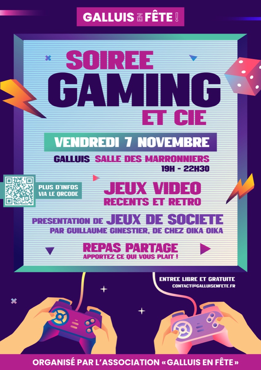 Affiche Soirée Gaming