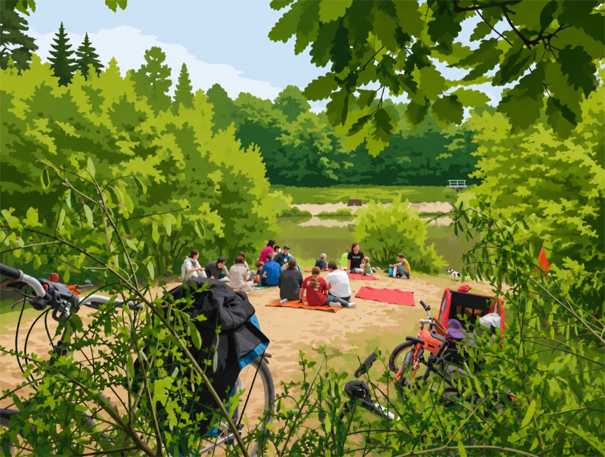 Journée familiale en forêt